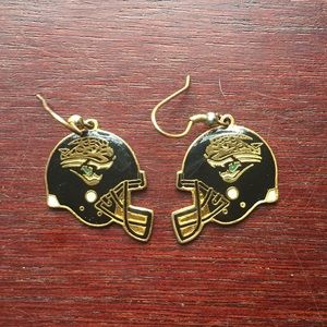 Jacksonville Jaguars Helmet Earrings